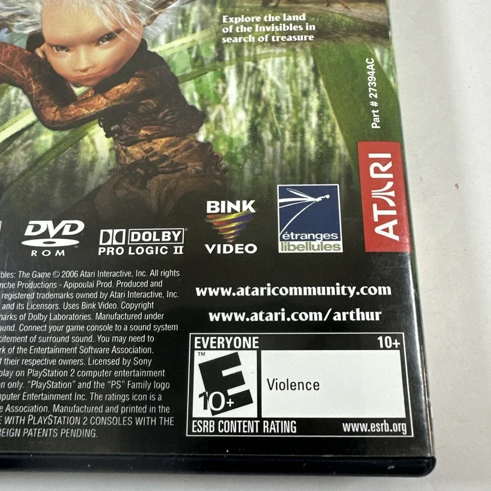 Arthur and the Invisibles‎ Playstation 2 Everyone 2006 Used